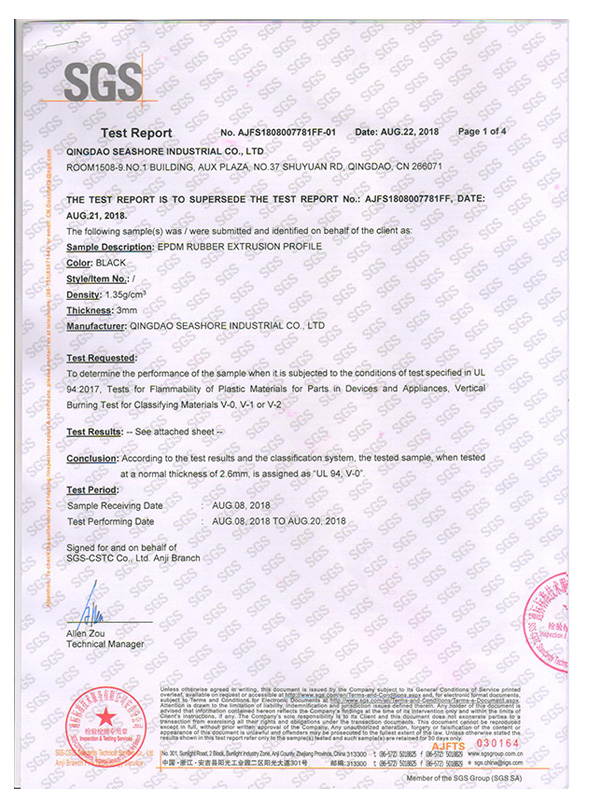 SGS Certification 01