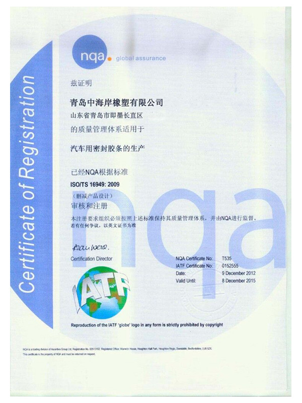 TS16949 Certification 02