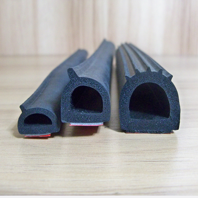 d type seal adhesive rubber strip