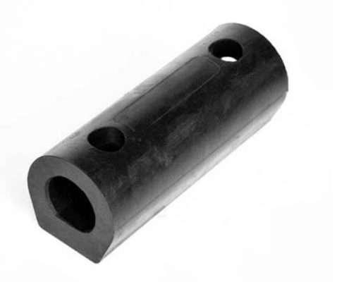 Extruded rubber D shape fender for marine (4)