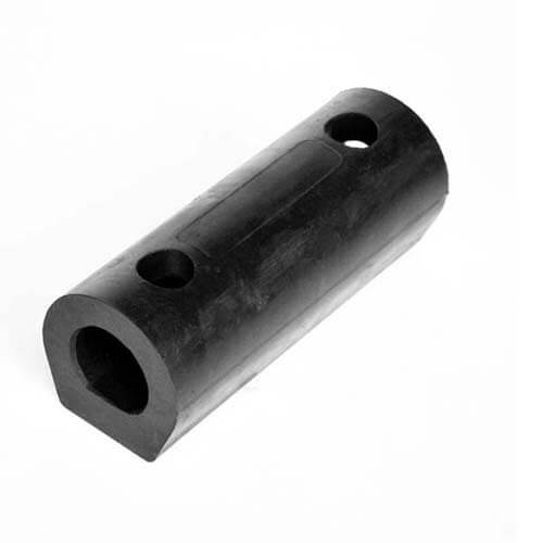 Extruded rubber D shape fender for marine (4)