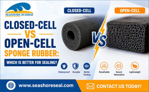 Closed-Cell vs Open-Cell Sponge Rubber For Sealing