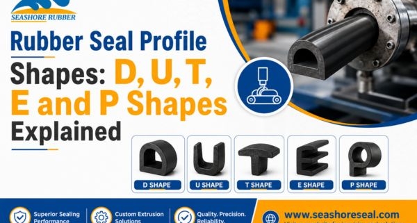 Rubber Seal Profile Shapes: D, U, T, E and P Shapes Explained