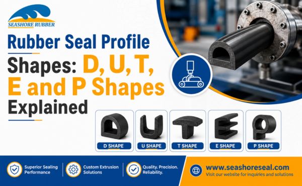 Rubber Seal Profile Shapes: D, U, T, E and P Shapes Explained